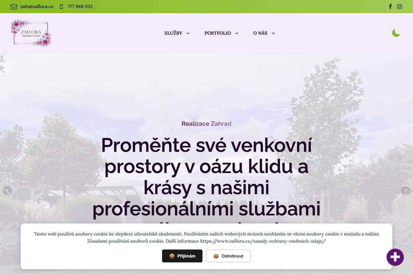 ZaFlora - Website-Übersicht